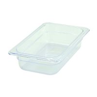 Winco Polycarbonate 1/4 Size Food Pan SP7402 - 2.5in