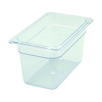 Winco Polycarbonate 1/4 Size Food Pan SP7406 - 6in