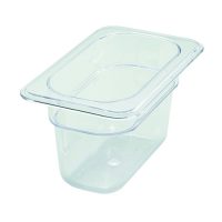Winco Polycarbonate 1/9 Size Food Pan SP7904 - 4in