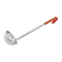 Winco LDCN-8 Prime One-piece Stainless Steel Ladle - 8oz