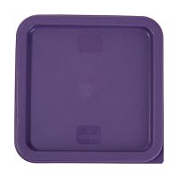 Winco Purple Square Cover for 6 & 8 Qt,Allergen Free PECC-68P - 1ea