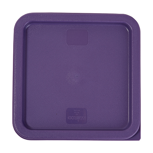 Winco Purple Square Cover for 6 & 8 Qt,Allergen Free PECC-68P - 1ea