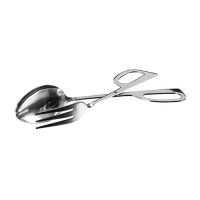 Winco ST-10 Salad Tong with Spoon/Fork Scissor - 10in