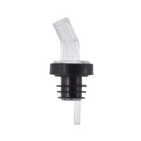 Winco PP-SCL Screened Pourers with Bent Spout - Crystal Clear