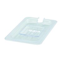 Winco Slotted Cover for 1/4 Size Food Pan SP7400C - 6.25in