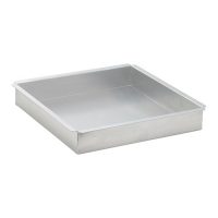 Winco ACP-1212 Square Aluminum Cake Pan - 12in