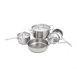 Winco SPC-7H Stainless Steel 7-piece Cookware Set - 13.75in