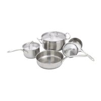 Winco SPC-7H Stainless Steel 7-piece Cookware Set - 13.75in