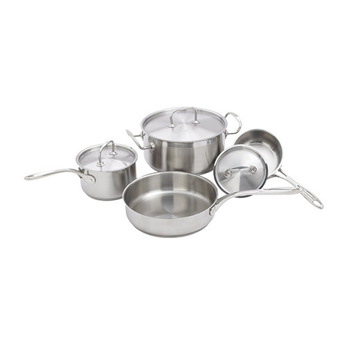 Winco SPC-7H Stainless Steel 7-piece Cookware Set - 13.75in