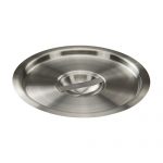 Winco BAMC-6 Stainless Steel Bain Marie Cover - 6qt