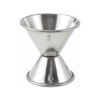 Winco J-3 Stainless Steel Bar Jigger - 3/4oz x 1-1/2oz