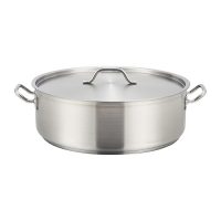 Winco SSLB-30 Stainless Steel Brazier - 30qt