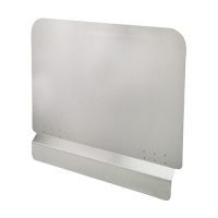 Winco SFSG-2018 Stainless Steel Fryer Splash Guard - 20.5in