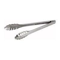 Winco UT-12 Stainless Steel Heavyweight Utility Tong - 12in