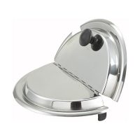 Winco Stainless Steel Hinged Incet Cover INSH-11 - 11qt