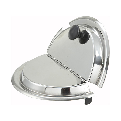 Winco Stainless Steel Hinged Incet Cover INSH-11 - 11qt
