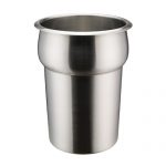 Winco INSN-2.5 Stainless Steel Inset Pan - 2.5qt