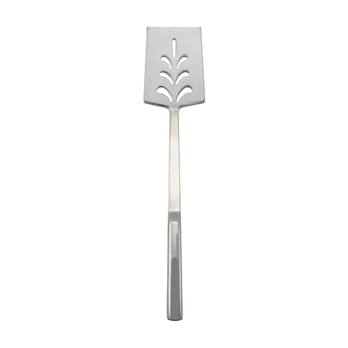 Winco BW-TN Stainless Steel Perforated Turner with Hollow Handle - 14in