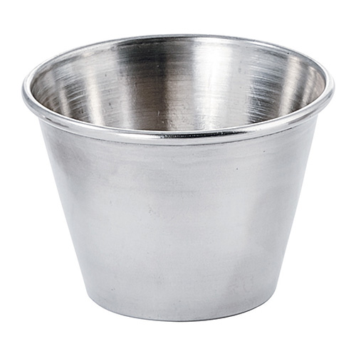Winco SCP-25 Stainless Steel Sauce Cups - 2.5oz
