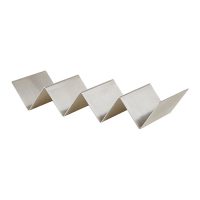 Winco TCHS-34 Stainless Steel Taco Holder - 3-4 Slots