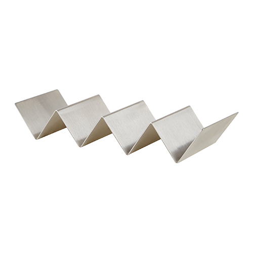 Winco TCHS-34 Stainless Steel Taco Holder - 3-4 Slots