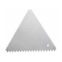 Winco SDC-6 Stainless Steel Triangle Cake Decorating Combs Set - 6pcs/pk