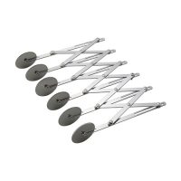 Winco ADD-6 Stainless Steel Adjustable Dough Divider - 6 Wheel