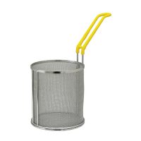 Winco MPF-67 Super Fine Stainless Steel Mesh Pasta Basket - 6.5in x 7in
