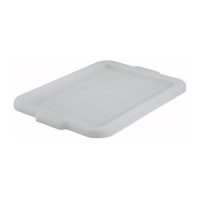 Winco White Dish Box Cover PL-57W - 17.7in