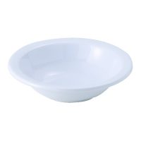 Winco MMB-13W White Melamine Grapefruit Bowl - 13oz