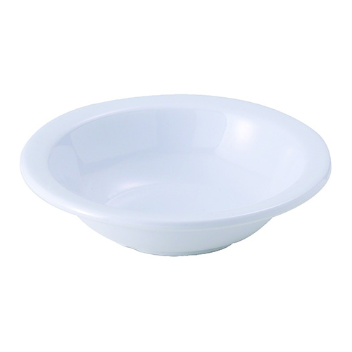 Winco MMB-13W White Melamine Grapefruit Bowl - 13oz