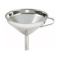 Winco SF-6 Wide Mouth Stainless Steel Funnel - 5.75in