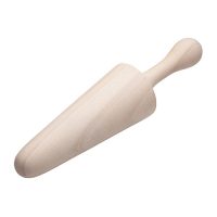 Winco WPST-13 Wooden Chinois Pestle - 13-7/8in x 3-1/8in