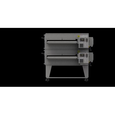 xlt xlt-3855 gas conveyor oven double right side view